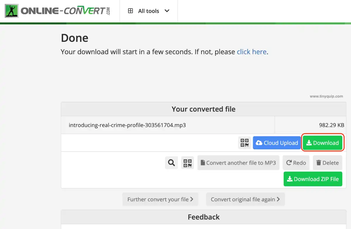 Download Podcast as MP3 Online Convert