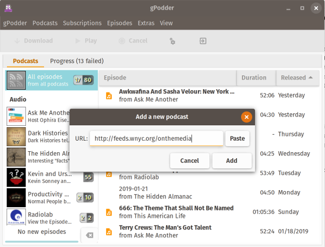 Download Podcast as MP3 using Software