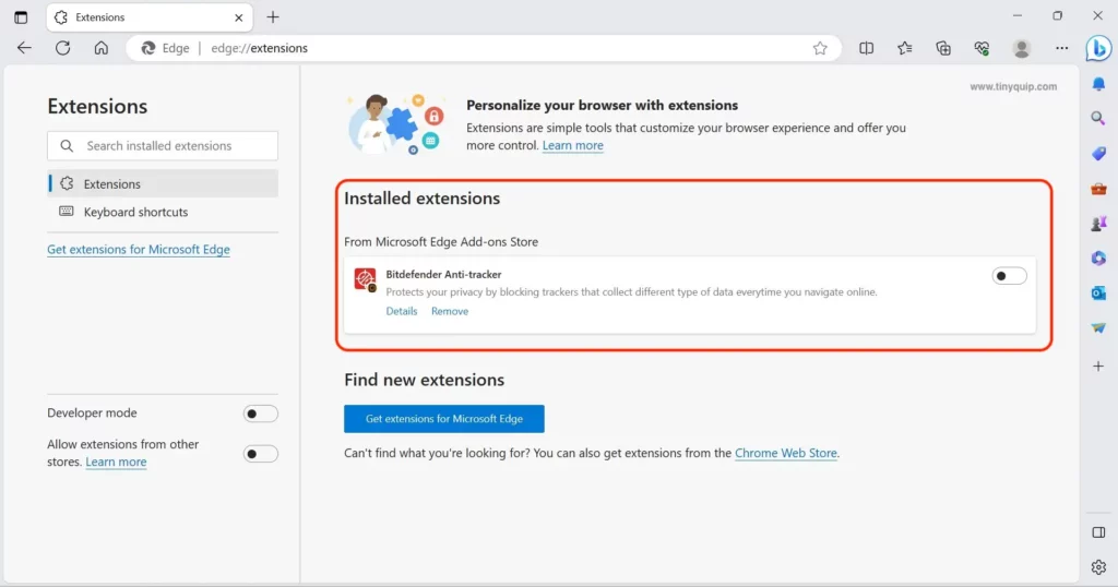 Disable Extensions Causing Issues on Windows 10 and 11