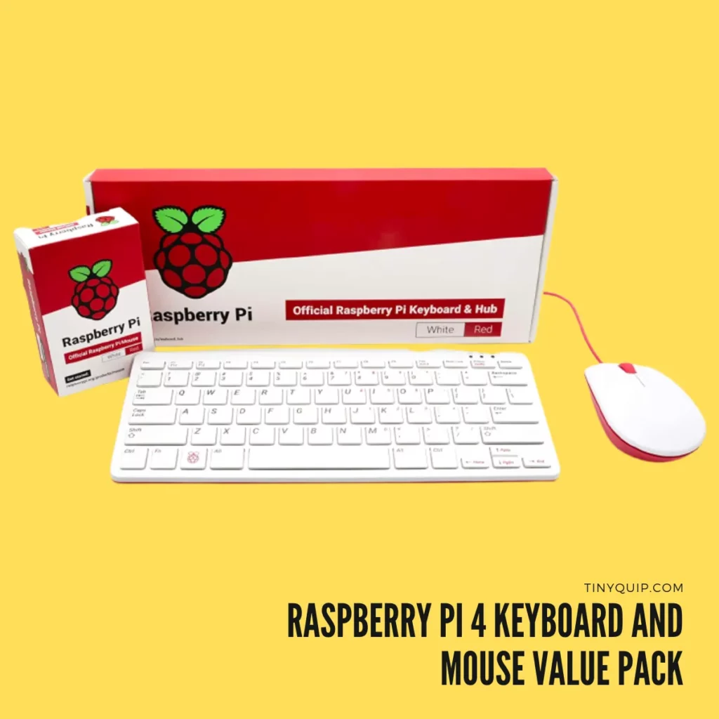 Raspberry Pi 4 Keyboard and Mouse Value Pack