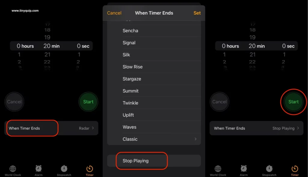 Sleep Timer on Spotify for iPhone