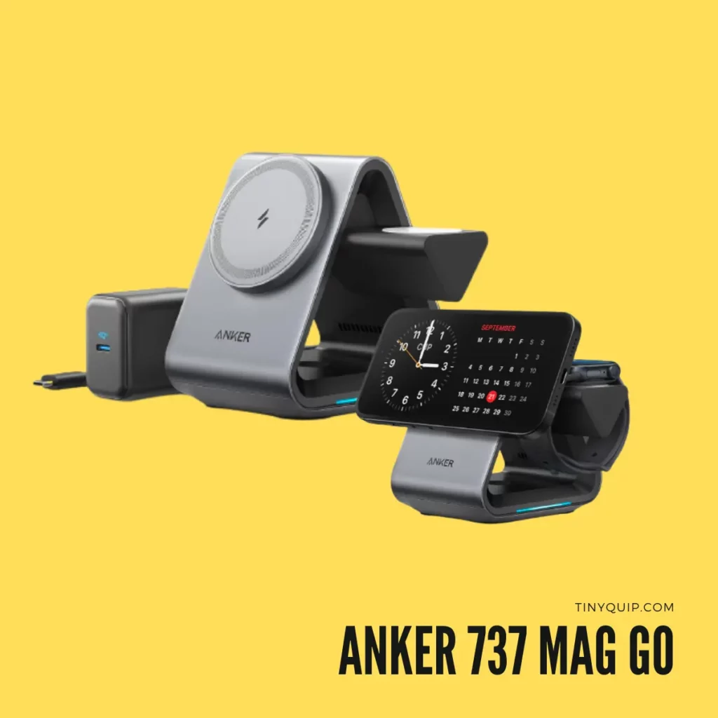 Anker 737 MagGO Wireless Charging Stand for iPhone, AirPods, and Apple Watch