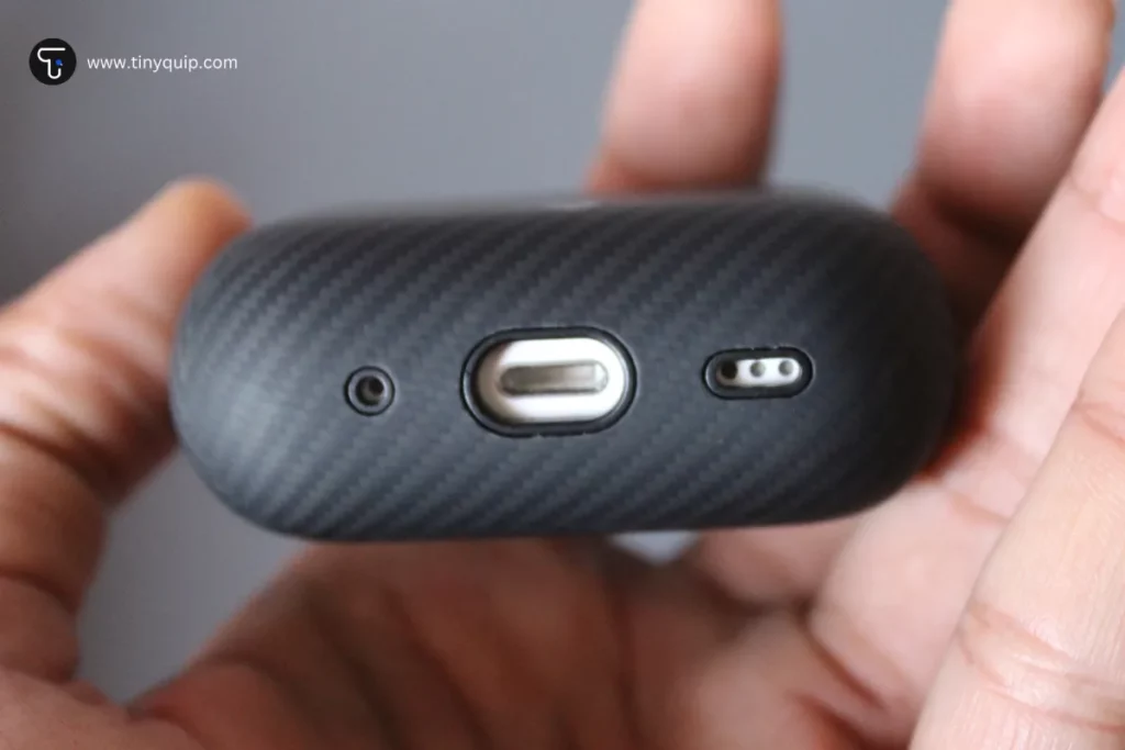 Pitaka MagEZ Case For AirPods Prceise Cutout for USB Speaker and Lanyard Loop