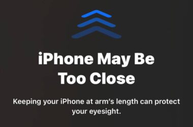 iPhone May Be Too Close Screen Distance Feature