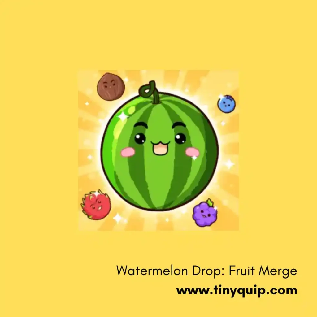 Watermelon Drop Fruit Merge