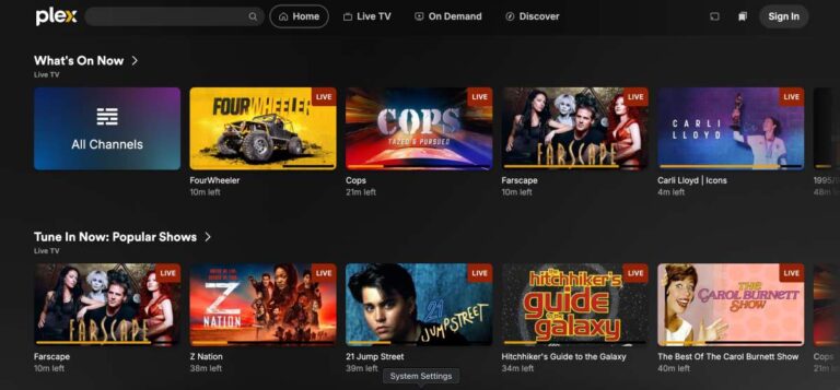 Plex TV