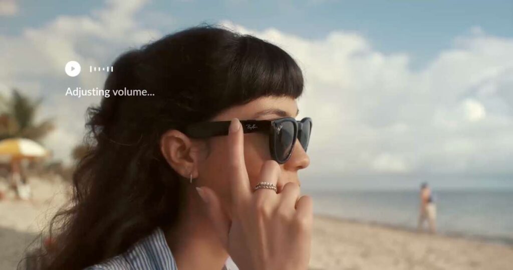 Meta Ray Ban AI Glasses with Video Recording and Music