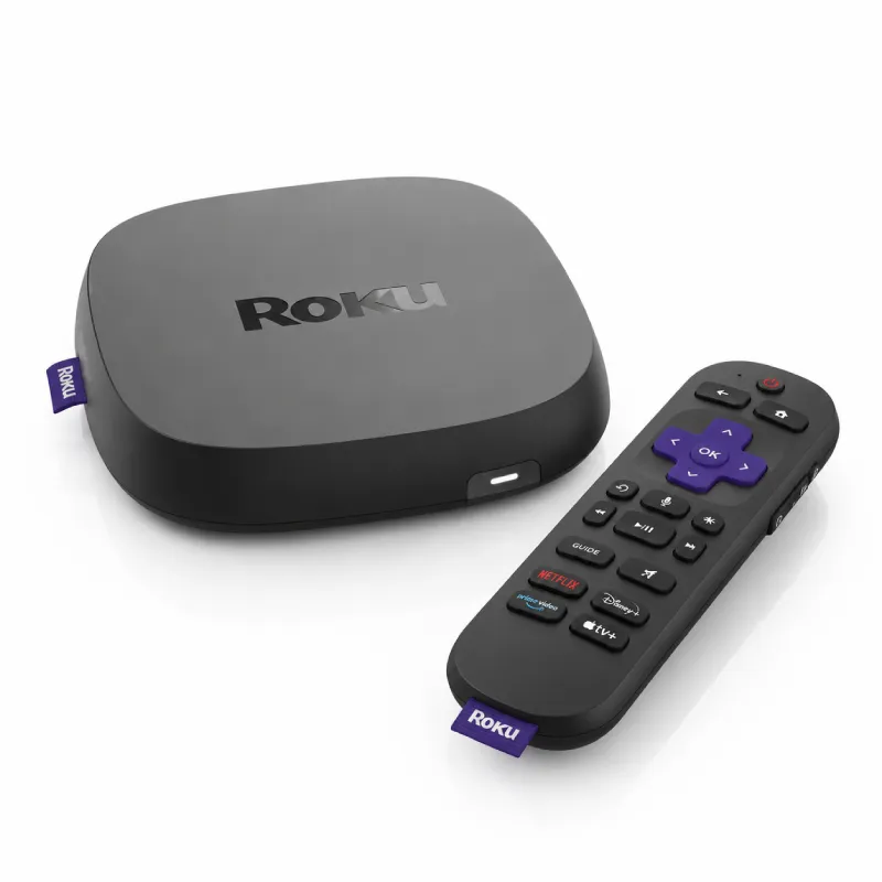 Roku Ultra 4K streaming player with Roku Voice Remote Pro